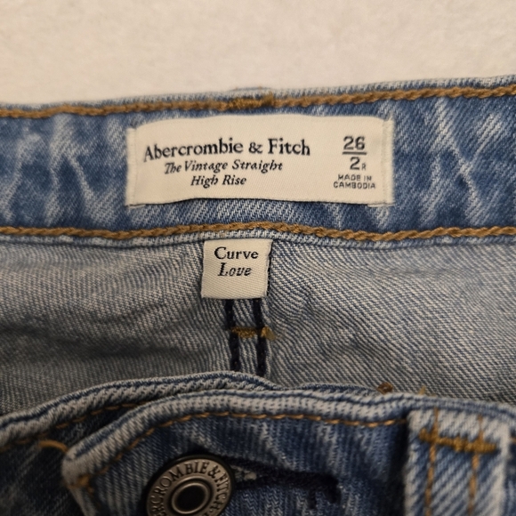 abercrombie and fitch the vintage straight high rise - Picture 6 of 8